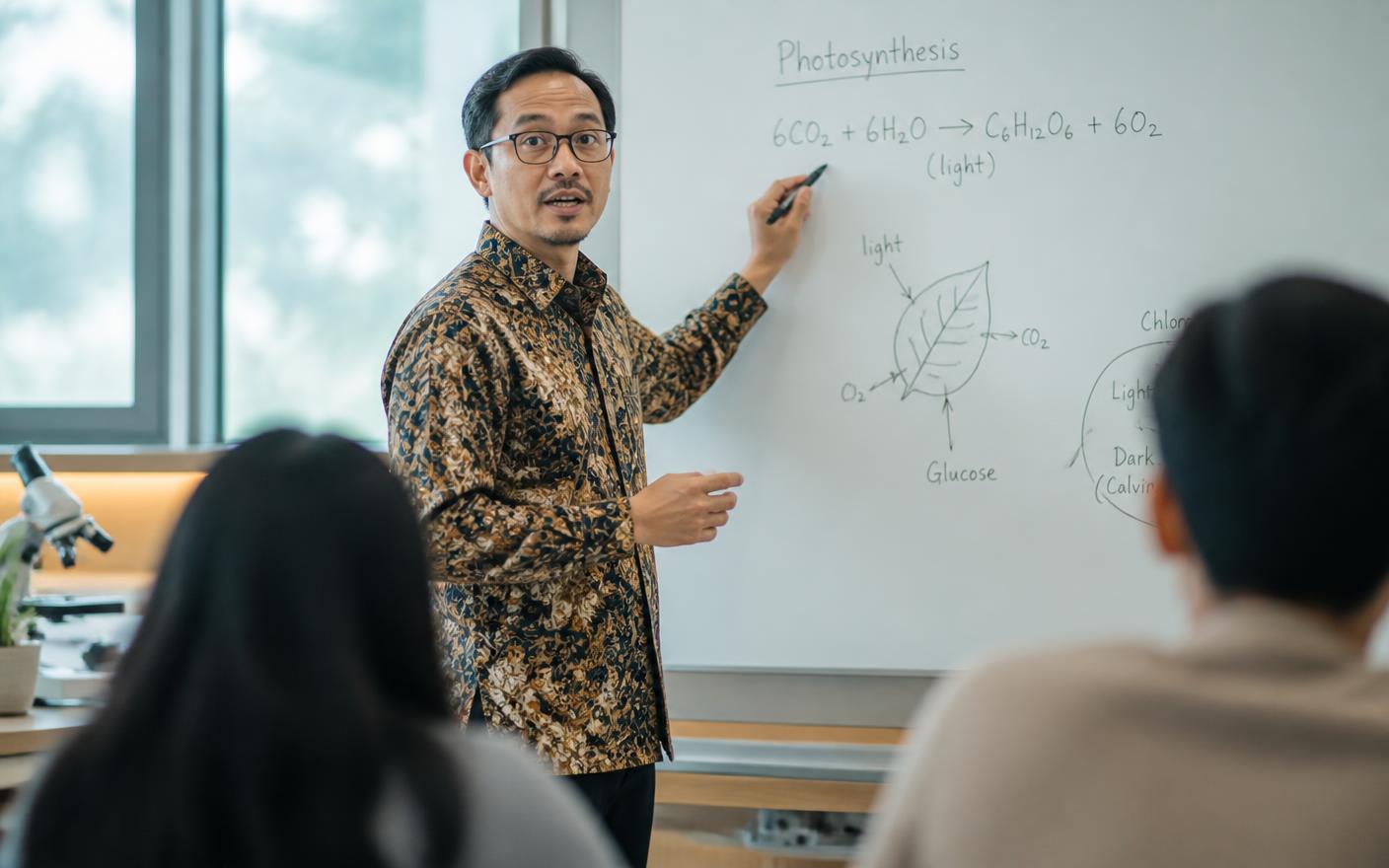 Dosen dengan kesibukan mengajar